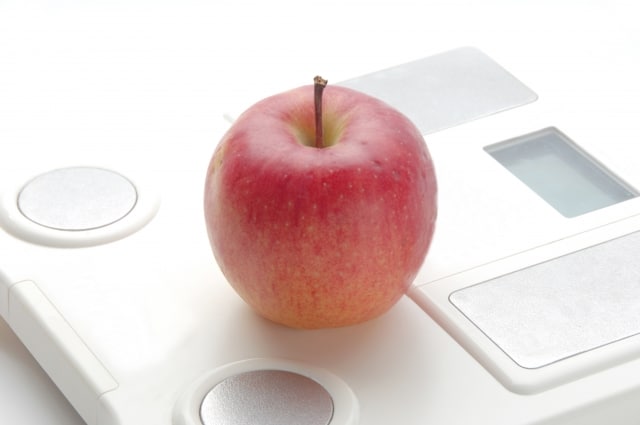 りんごと体重計